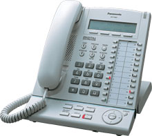 Системный телефон Panasonic KX-T7633RU (цифровой телефон с 3-стр. ЖК)